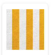 Neoprene Cover – Yellow and White Stripes (COSNC-85-STRYellow)