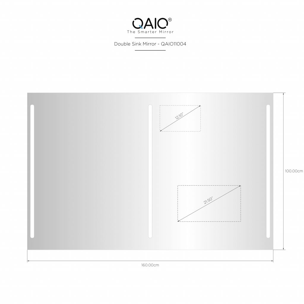 QAIO 160cm width x 100cm height, with 22”  TV (QAIO11004)